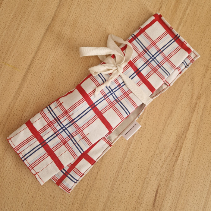 Suport pentru tacâmuri de călătorie - rosu, alb, albastru [2]