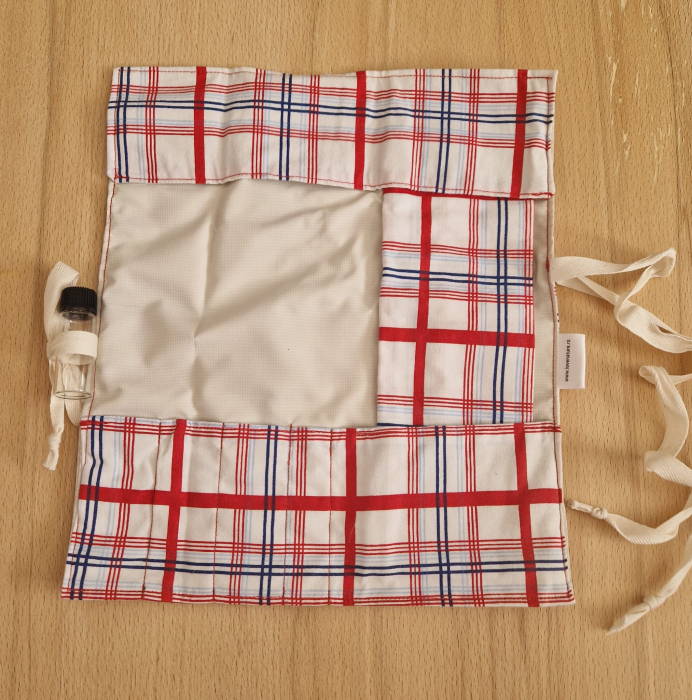 Suport pentru tacâmuri de călătorie - rosu, alb, albastru [5]