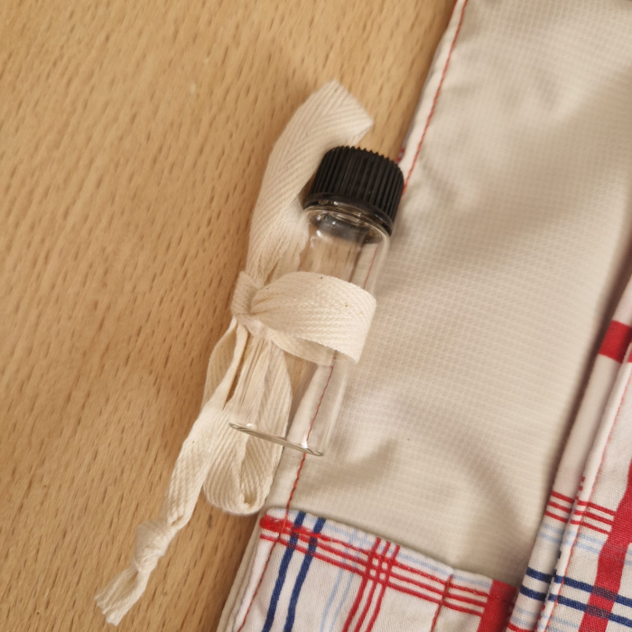 Suport pentru tacâmuri de călătorie - rosu, alb, albastru [4]