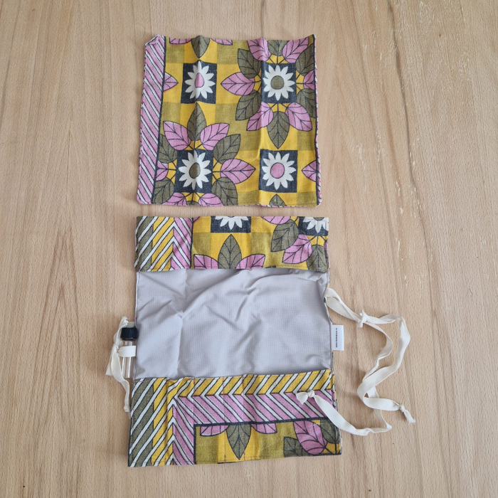 Utazó evőeszköztartó - virágos [4]