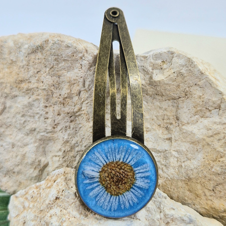 Accesorii păr - Agrafă păr cu floarea de bănuți