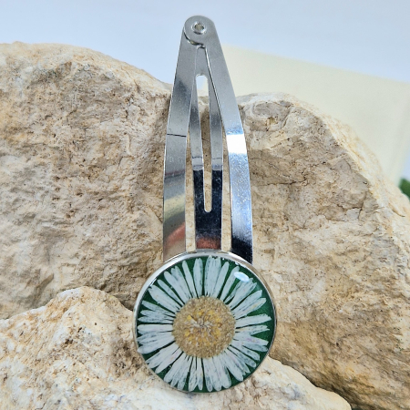 Accesorii păr - Agrafă păr cu floarea de bănuți