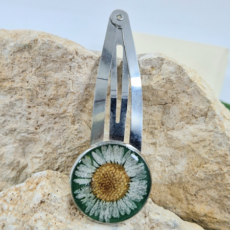 Accesorii păr - Agrafă păr cu floarea de bănuți