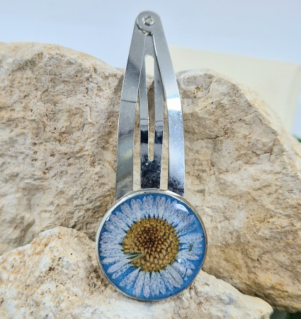 Accesorii păr - Agrafă păr cu floarea de bănuți