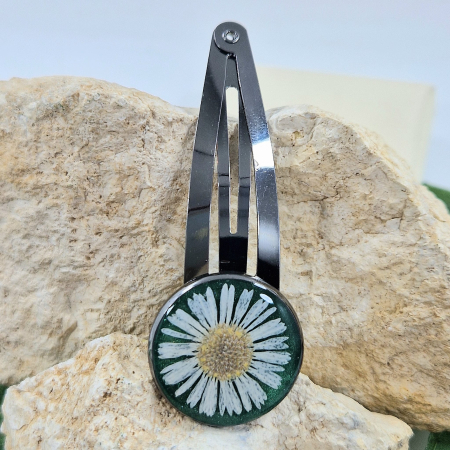 Accesorii păr - Agrafă păr cu floarea de bănuți