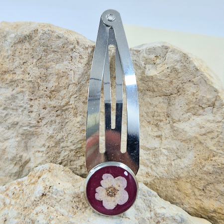 Agrafă păr cu flori de prun