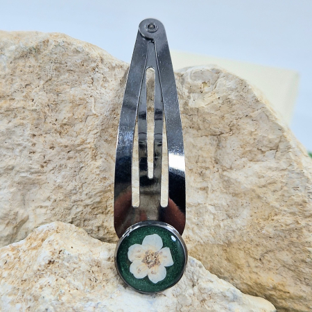 Accesorii păr - Agrafă păr cu flori de prun