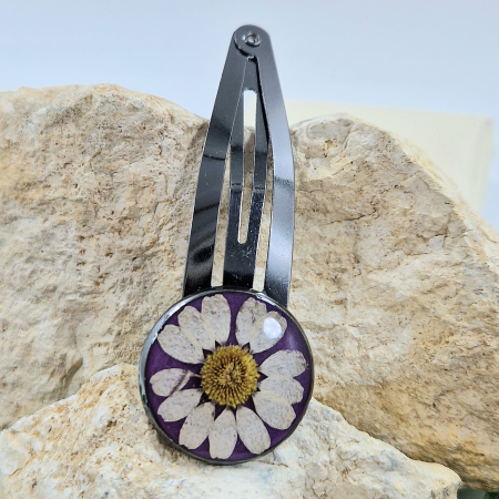 Accesorii păr - Agrafă păr cu mușețel