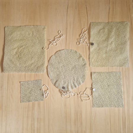 Ambalaj din ceară de albine pentru alimente -floral [2]
