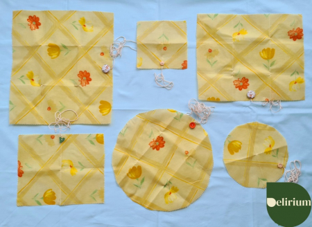 Ambalaj din ceară de albine pentru alimente - floral [2]