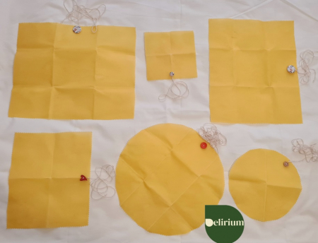 Ambalaj din ceară de albine pentru alimente - galben [2]