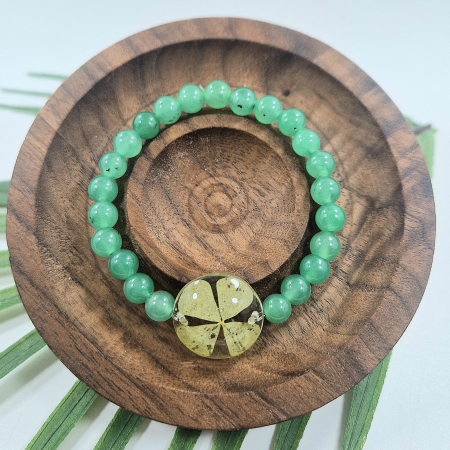 Copii - Brățară Aventurin din sfere de 6mm – încheietură 14 cm