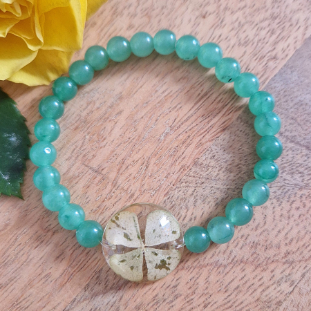 Brățară Aventurin din sfere de 6mm – încheietură 15 cm [1]