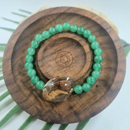 Karparec - Aventurin karkötő 6mm-es gyöngyökből – 15 cm csuklóméret