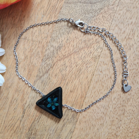 Vadvirág acél bokalánc [2]