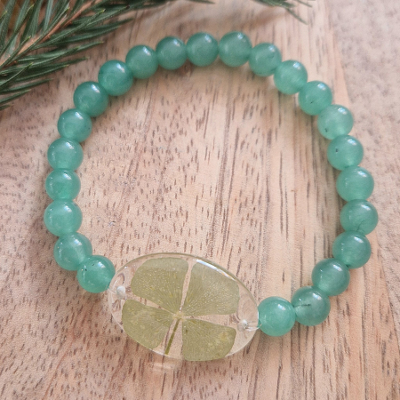 Brățară Aventurin din sfere de 6mm – încheietură 14 cm [1]