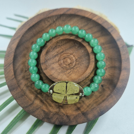 Karparec - Aventurin karkötő 6mm-es gyöngyökből – 14 cm csuklóméret