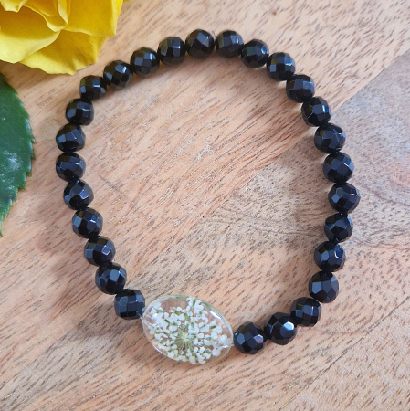 Brățară Onix din sfere de 6mm – încheietură 16 cm [1]