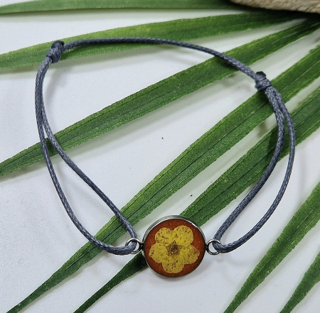 Karparec - Acél karperec szilvavirággal