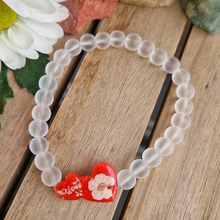 Brățară Cristal de Stâncă din sfere de 6mm – încheietură 15 cm [1]