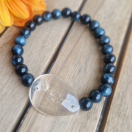 Brățară Ochi de Șoim din sfere de 6mm – încheietură 15 cm [1]