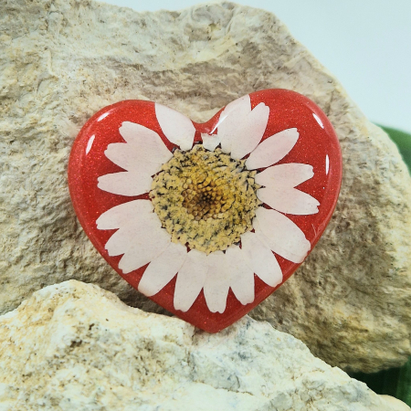 Broșă - Broșă cu floarea de bănuți