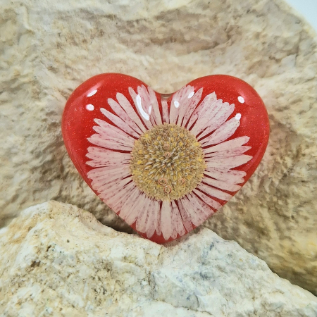 Broșă - Broșă cu floarea de bănuți