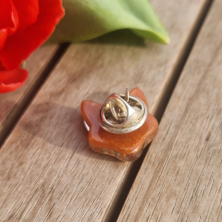 Broșă cu floarea de morcov - vulpe [2]