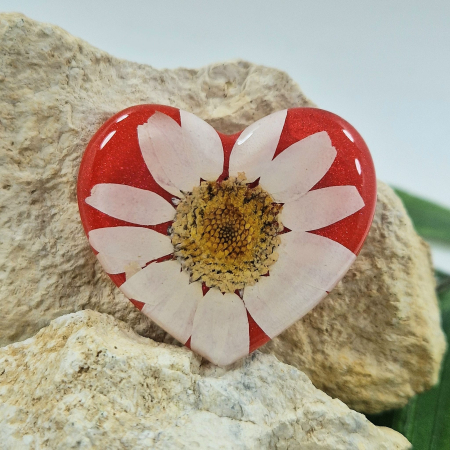 Broșă - Broșă cu margaretă