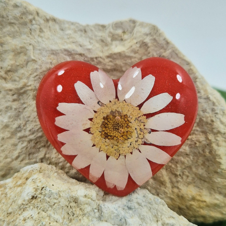 Broșă - Broșă cu margaretă