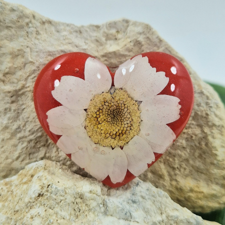 Broșă - Broșă cu margaretă