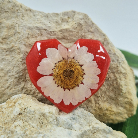 Broșă - Broșă cu margaretă