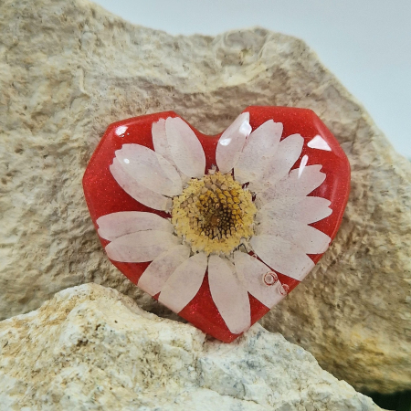 Broșă - Broșă cu margaretă