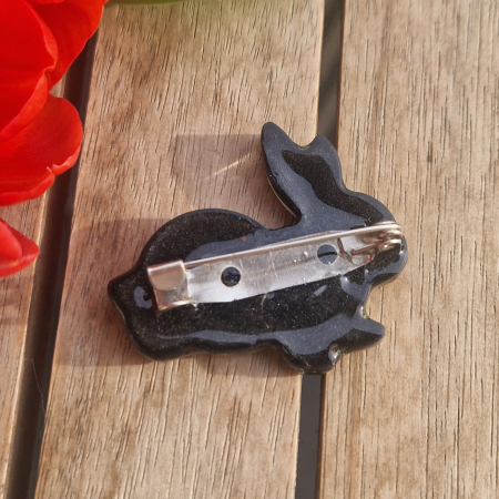 Broșă cu mușețel - iepuraș [2]