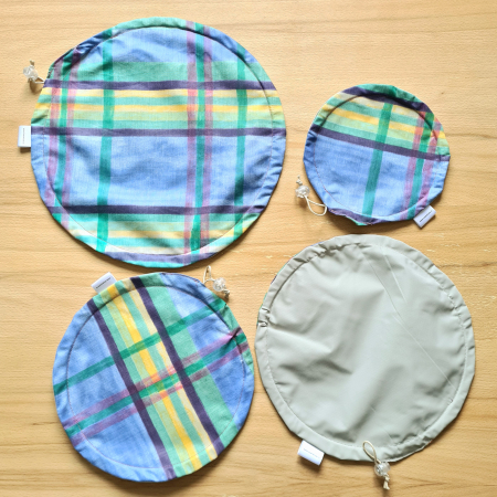 Capac textil pentru vase și farfurii - albastru [2]