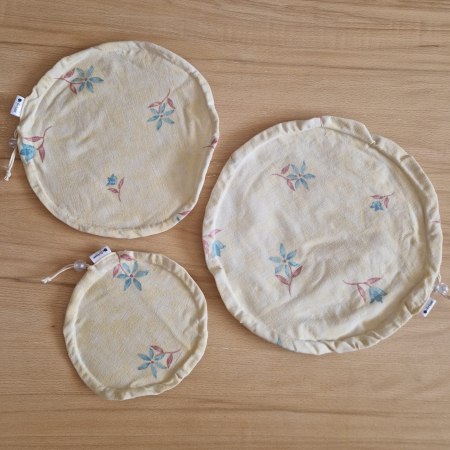 Capac textil pentru vase și farfurii - galben [1]