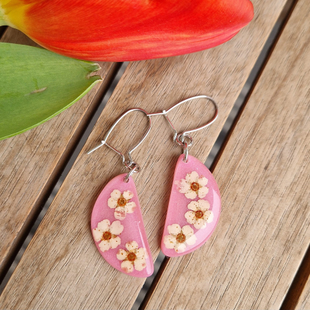 Cercei argint cu flori de soc [1]