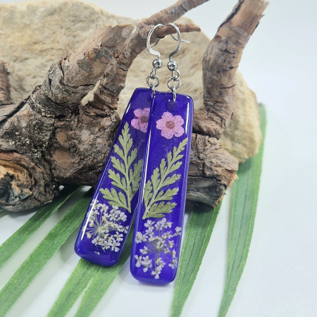 Üzlet - Vadvirág acél fülbevaló