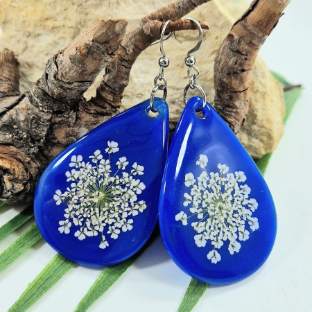 Fülbevaló - Mezei turbolya acél fülbevaló