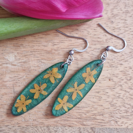 Vadvirág acél fülbevaló [1]