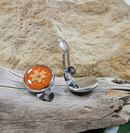 Üzlet - Vadvirág acél fülbevaló - klipsz