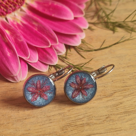 Vadvirág acél fülbevaló [2]