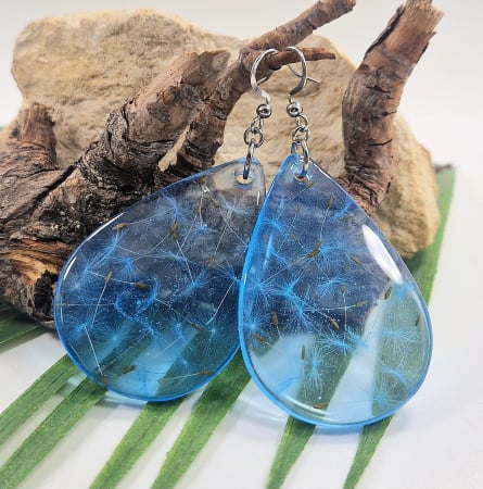 Női - Pitypang acél fülbevaló