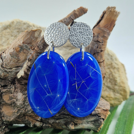 Cercei - Cercei din oțel cu păpădie