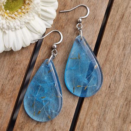 Cercei din oțel cu păpădie [1]