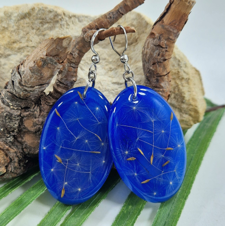 Cercei - Cercei din oțel cu păpădie