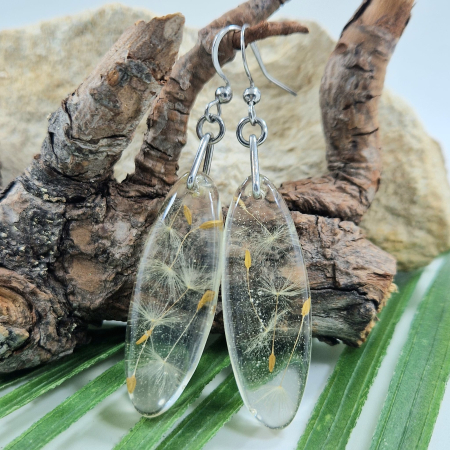 Cercei - Cercei din oțel cu păpădie