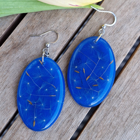 Cercei din oțel cu păpădie [1]