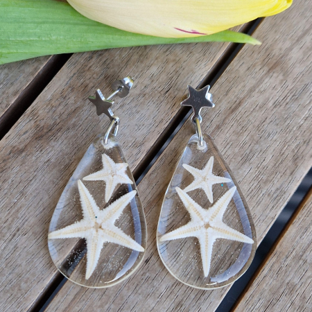 Tengeri csillag acél fülbevaló [1]