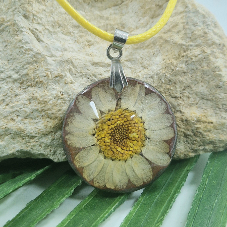 Colier / Pandantiv - Colier cu margaretă